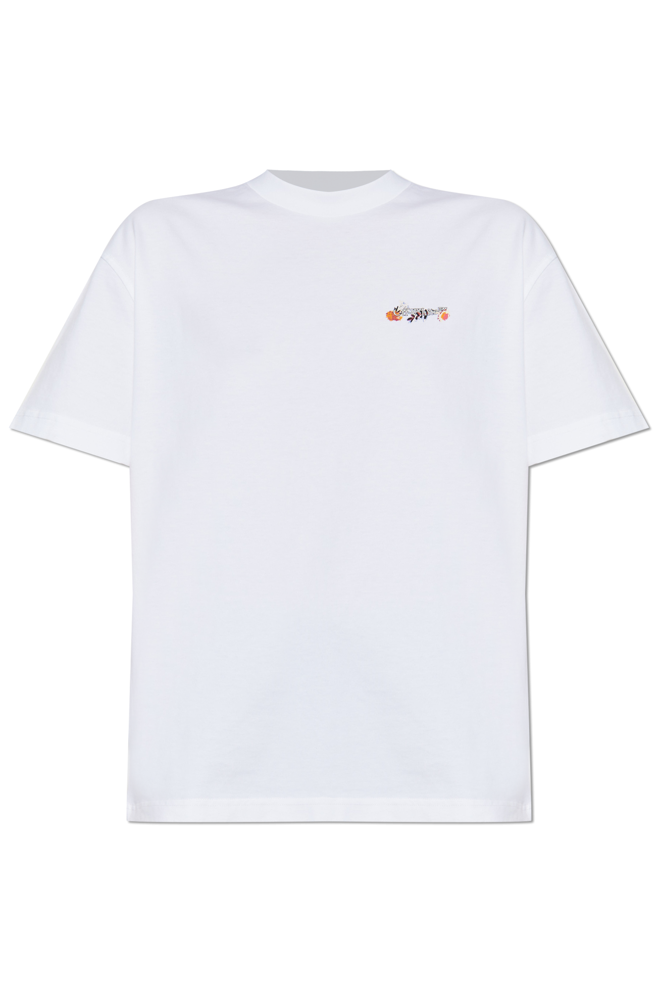 White T-shirt with colourful print Off-White - Vitkac GB